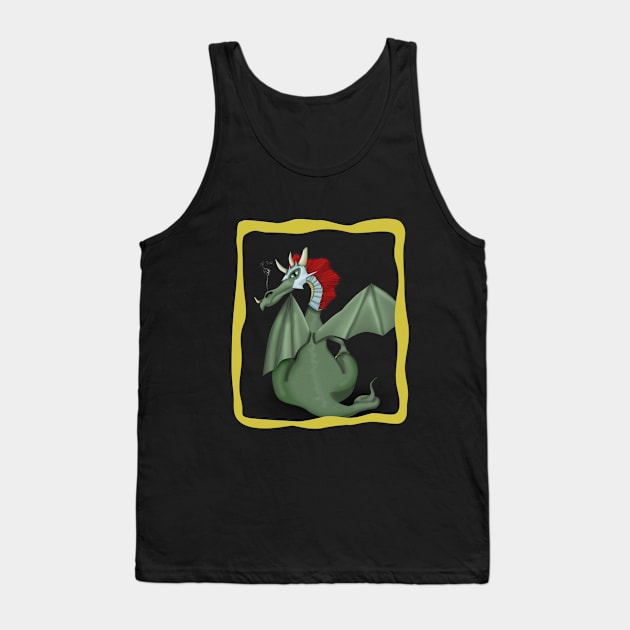 Dragon Frame Tank Top by desireatin